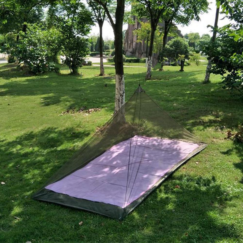 Cheap Goat Tents Triangle Mosquito Net Portable Camping Picnic Triangle Tent Anti Insect Travel Tent Outdoor Supplies Tents 